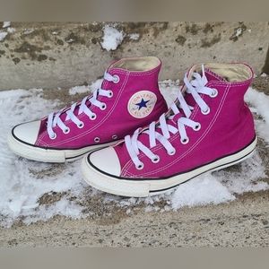 Fuchsia Chuck Taylor's